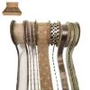 Everything Party Assorted Christmas Luxury Taupe Mix Ribbon - 2m By Event