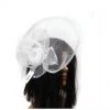 Everything Party By Event Deluxe Fascinator With Beads - White