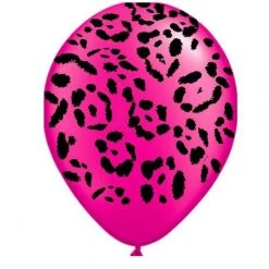 Everything Party 11" Qualatex Leopard Spots Assorted Colour Latex Balloon