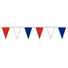 Everything Party By Event 10m Red Blue & White Flag Bunting