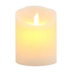 Everything Party By Event 3pk Ivory Flameless LED Pillar Candle