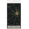 Everything Party By Event Halloween Black & Gold Spider Web Tablecover