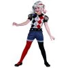 Everything Party Halloween - Girls Deluxe Little Devil Clown Harley Quinn Costume
