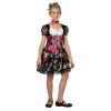 Trademart Girls Deluxe Dead Of The Dead Floral Design Halloween Costume