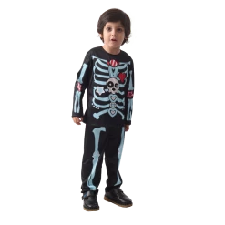 Everything Party Halloween - Toddler Blue Skeleton Boy Costume