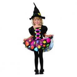 Everything Party Halloween - Toddler Pretty Rainbow Witch Costume
