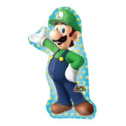 Anagram 33" Licensed Luigi SuperShape Foil Balloon