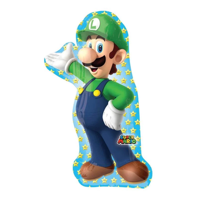 Anagram 33" Licensed Luigi SuperShape Foil Balloon