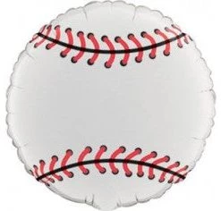 Everything Party Balloons 18" Qualatex BaseBall Foil Balloon