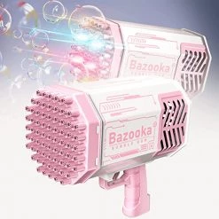 Everything Party 69 Holes Bazzoka Super Bubble Gun With Lighting Effects