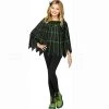 Everything Party Costume Spiderweb Poncho - Green