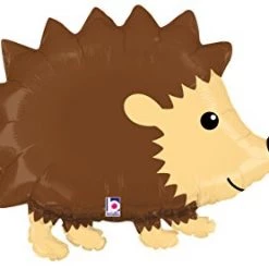 Everything Party Balloons 30" Licensed WOODLAND Hedegehog Foil Balloon