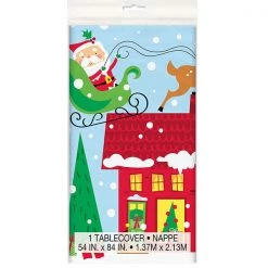 Meteor By Event Christmas Santa Plastic Rectangle Tablecover