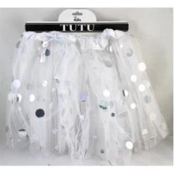 Everything Party White Tutu With Spotted Tulle