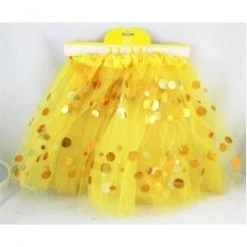 Everything Party Yellow Tutu With Spotted Tulle