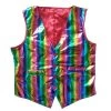 Trademart Costume Adults Shiny Rainbow Waistcoat