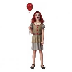 Everything Party Girl's Creepy Clown IT Halloween Costume