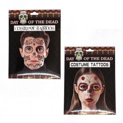 Everything Party Day Of The Dead Face Tattoo