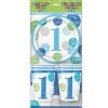Everything Party 1st Birthday Boy Blue Dots Party Pack For 8 People All Birthday