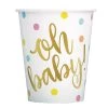 Unique 8pk Baby Shower Oh Baby Paper Cups By Theme