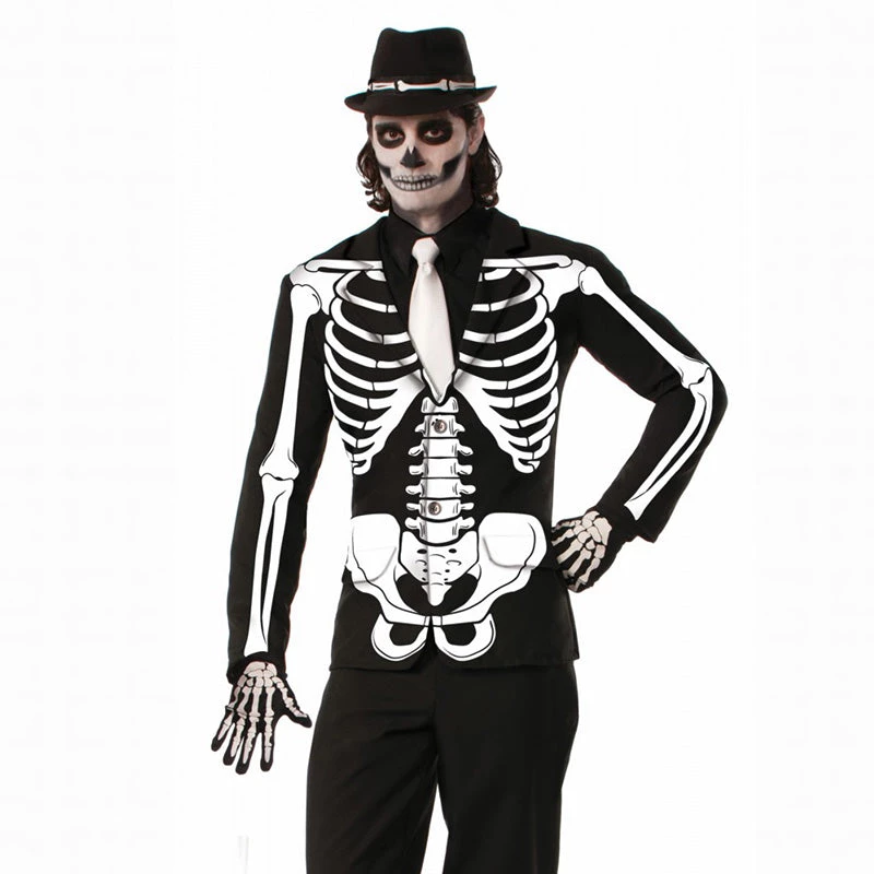 Everything Party Costume Adult - Deluxe Men's Skeleton Jacket