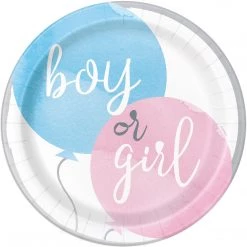 Everything Party By Theme 8pk Gender Reveal Paper Plates