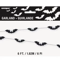 Everything Party By Event Black Bats Cutout Garland