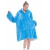 Everything Party Unisex Hoodie Blanket - Sky Blue Costume
