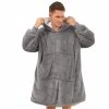 Everything Party Costume Unisex Hoodie Blanket - Grey