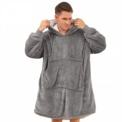 Everything Party Costume Unisex Hoodie Blanket - Grey