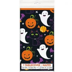 Everything Party Halloween Cat & Pumpkin Tablecover
