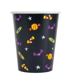 Everything Party By Event 8pk Halloween Cat & Pumpkin Paper Cups