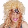 Forum Wig - Dr Tom's Deluxe 1980's Rocker Blonde Curly Wig By Theme