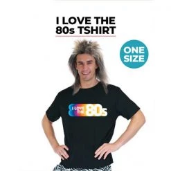 Everything Party Adult - Men I Love 80's T-Shirt Costume