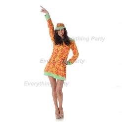 Cut Price Adult - Karnival Deluxe Hippie Groovy Girl Costume
