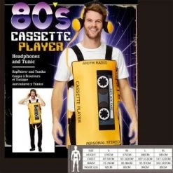 Everything Party 80s Cassette Player Costume