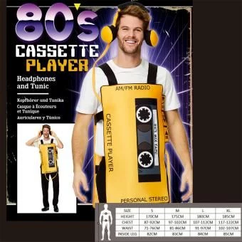 Everything Party 80s Cassette Player Costume