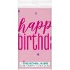 Unique All Birthday Pink Happy Birthday Rectangle Tablecloth