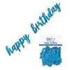 Everything Party Happy Birthday Prismatic Blue Foil Script Jointed Banner 83.8cm (2.75') All Birthday