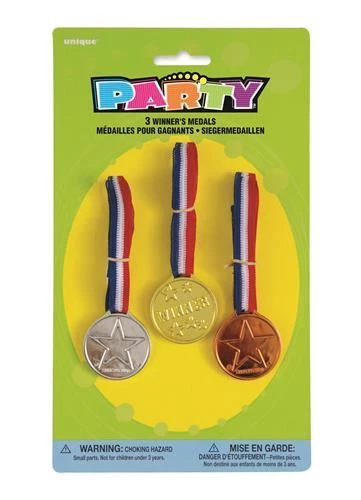 Everything Party Award Night 3 WINNER MEDALS