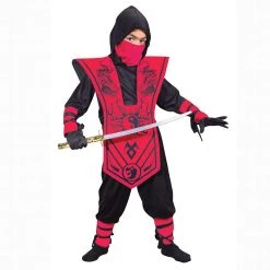 Everything Party Kids - Complete Ninja Costume Red