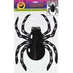 Everything Party 35cm Halloween Hanging Gliter Spider Hoenycomb Decoration