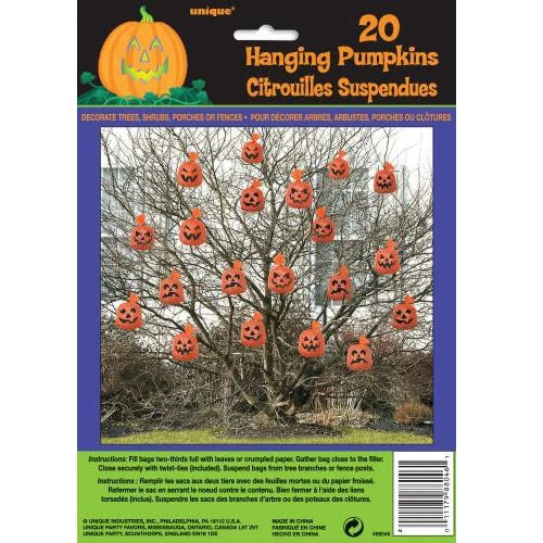 Everything Party By Event 20pk Hanging Pumpkin Bags