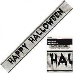 Everything Party Happy Halloween Foil Banner 2.7m