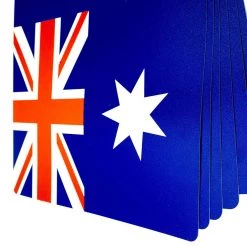 JD Party By Event 12 Piece Australia Flag Placemats And Coaster Set