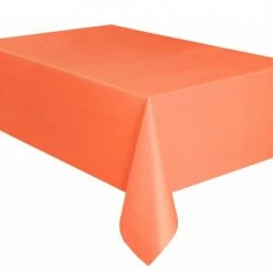 Meteorparty Rectangle Plastic Tablecover - Coral Tableware