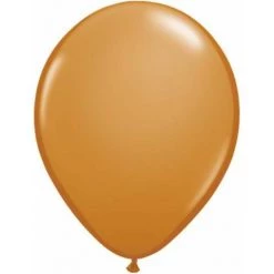 11" Qualatex Plain Latex Balloon - Round Fashion Mocha Brown