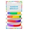 Oceana 4pk Rainbow Rubber Bracelets