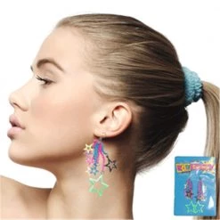 Oceana 80s Multi Star Drops Earrings