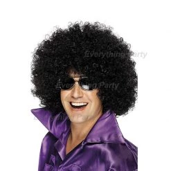 Everything Party By Theme Wig - Black Afro Wig